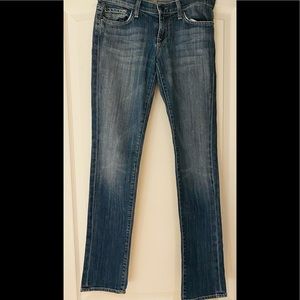 7 for all mankind Women’s Straight Leg Denim Jeans Size: 26